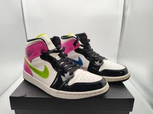 Nike-Air Jordan 1 SE Mid-Cyber Active Fucsia-Hombres Talla 8.5-CZ9834-100-BONITO-CON CAJA - Imagen 1 de 17