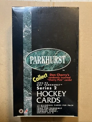 1992-93 PARKHURST SERIES 2 HOCKEY FACTORY SEALED WAX BOX🏒36 PACKS INSERTS - Image 1 of 4