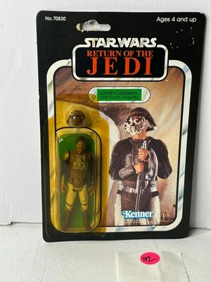 Vintage Kenner Star Wars Lando Calrissian Skiff Guard ROTJ 65B Back MOC, sealed - Image 1 of 4