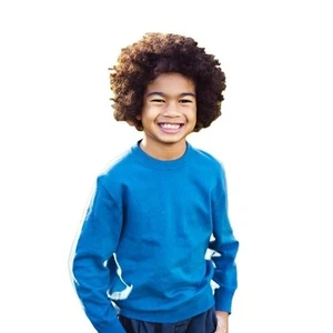 Zara Boys Size 9 Blue Classic Crew Neck Sweater 134 cm - Picture 1 of 8
