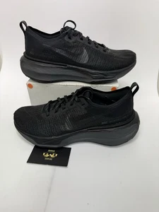 Nike ZoomX Invincible Run FK 3 Black Triple Black DR2615-005 Mens Size 8.5 - Picture 1 of 5