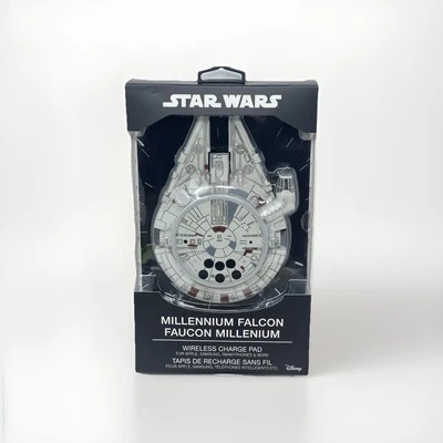 Disney Star Wars Millenium Falcon Qi Wireless Charging Pad - New - Image 1 of 2
