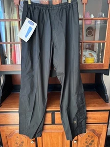 NEW NWT FootJoy Dryjoys 35523 Black Golf Rain Pants Size Large - Picture 1 of 6