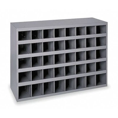 DURHAM MANUFACTURING Durham Mfg 359-95 Pigeonhole Bin Unit, 40 Compartments, Steel, 5 Shelves, 12 In