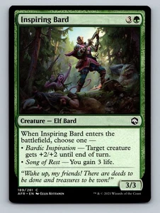 Inspiring Bard (189) Adventures in the Forgotten Realms AFR MTG Magic - Bild 1 von 2