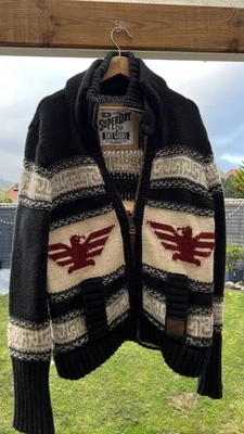 Superdry Mens Buffalo Knit Cardigan size XXL  - Image 1 of 4
