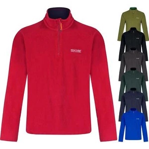 New Regatta Thompson Half Zip Anti Pill Mens Polar Fleece Jacket Warm Outdoor - Picture 1 of 27