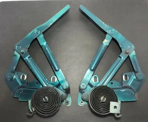 1994 - 2001 Dodge Ram 1500 2500 3500 Front Hood Hinge Pair Set Green OEM - Picture 1 of 6
