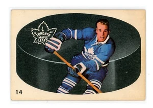 1962-63 Eddie Shack Parkhurst Hockey Maple Leafs #14 - POOR SHAPE !!! - Picture 1 of 2