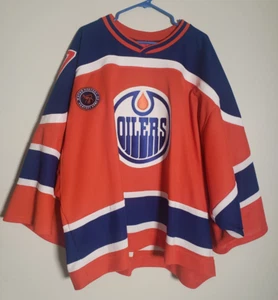 Camiseta deportiva de portero de hockey CCM Edmonton Oilers Wayne Gretzky Fantasy Camp XV - Imagen 1 de 13