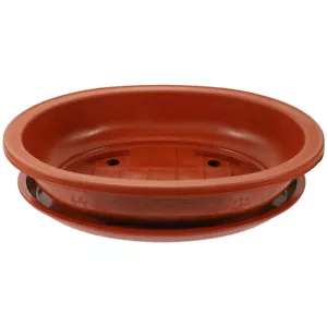 Oval Flower Pot Pots for Plants Bonsai Large Plastic Planter Bosai - Picture 1 of 12