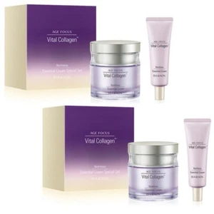 ISAKNOX Age Focus Vital Collagen essential Cream Special x 2 Set K Beauty - Picture 1 of 8