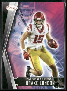 Drake London 2022 SAGE #158 Atlanta Falcons USC - Foto 1 di 2