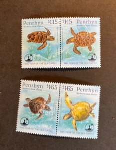 Penrhyn Island Scott #447-8 never hinged - Picture 1 of 1