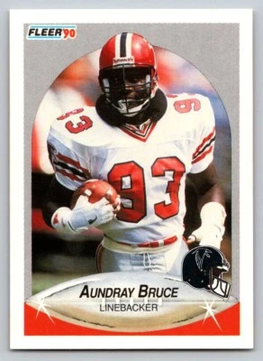 1990 Fleer - #371 Aundray Bruce - Image 1 of 2