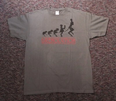 DRENOLUTION ▪ Splice Horror Sci-Fi Gray Promo T-Shirt ▪ SZ: XL Extra Large ▪ New - Image 1 of 4