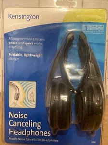 Kensington Noise Canceling Headphones Black 33084 New Sealed - Picture 1 of 5