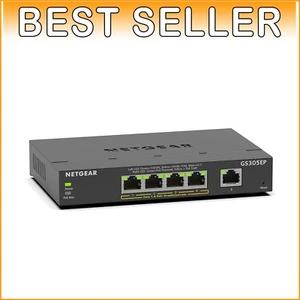 Easy Smart Managed Gigabit Ethernet Switch with 4 PoE+ Ports - Flexible Mounting - Picture 1 of 9