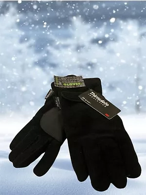 Men’s fleece 3M Thinsulate gloves - Image 1 of 3