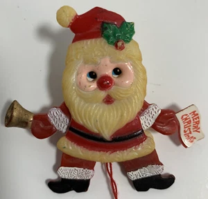 Pin de Papá Noel móvil vintage de Navidad de 2" de alto - Imagen 1 de 4