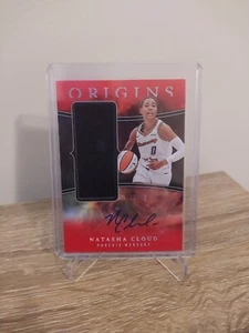 2023-24 Origins WNBA NATASHA CLOUD Jersey Patch Auto   30/49 - Phoenix Mercury - Picture 1 of 2