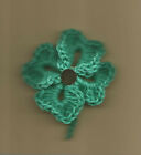 St. Patricks Day 4 Leaf Clover Pin. Hand Made