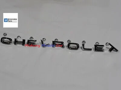 capó letras emblema (9 piezas) 67 68 Chevy C10 K10 camioneta Suburban GM resto Foto 1 de 3