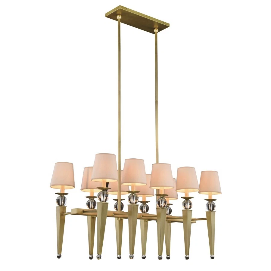 Colgante Urban Classic Olympia 10-LT 20" Real, Latón Pulido/Claro - 1489G38BB Foto 1 de 1