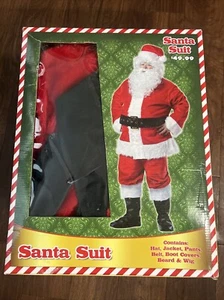 NIB Professional Vtg 2011 Kmart SANTA SUIT Costume COMPLETE Christmas costume - Picture 1 of 12