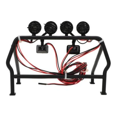1/10 RC Metall Roll Cage überrollkig mit 6 LED Light für Axial SCX10 Crawler - Bild 1 von 4