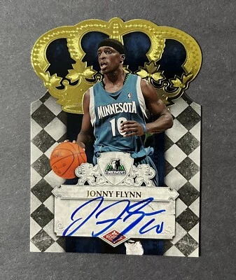 2009-10 Crown Royale Jonny Flynn #105 Rookie Auto RC Card Rare SP - Image 1 of 2