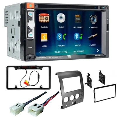 For Nissan 2004-2006 Titan XDVD269BT DVD Car Stereo Double DIN Dash Kit, Camera - Image 1 of 4