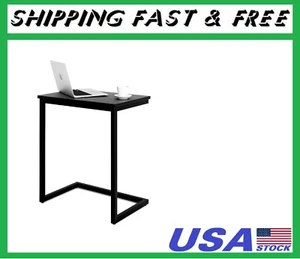 Sofa C Side End Table Wood Accent Couch Table Coffee Tray Snack Side Table - Picture 1 of 6