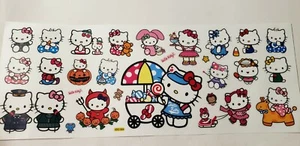 HELLO Kitty Magic Stickers for Glass Doors, windows. Can reapply w/ no residue.  - Picture 1 of 4