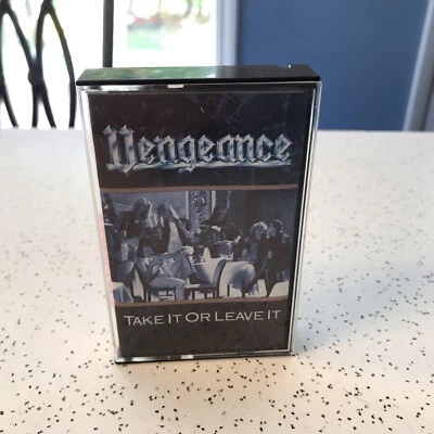Vengeance Cassette   Take It Or Leave It   1987  Rock Metal    VG Condition - Image 1 of 4