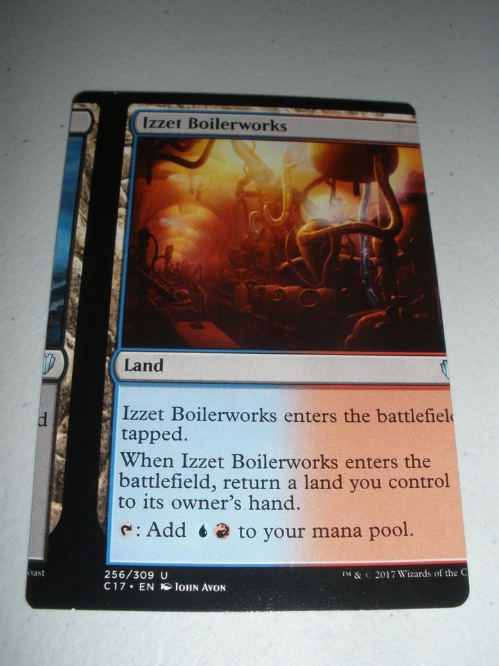 MTG Magic Commander Miscut Misprint Izzet Boilerworks x1 NM - Image 1 of 1