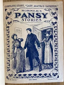 Horner's Pansy Library. Bound Volume. Jan-Mar 1910. Penny Story Weekly Magazine. - Picture 1 of 18