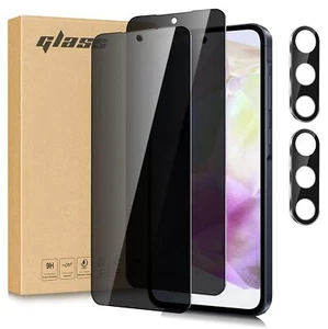 2x Protector de Pantalla Privacidad Vidrio Templado Para Samsung Galaxy A35 5G - Picture 1 of 6