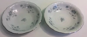 2er Set Johann Haviland "Blaue Girlande" Obst/Beere/Dessertschale Bavaria Germany - Bild 1 von 8