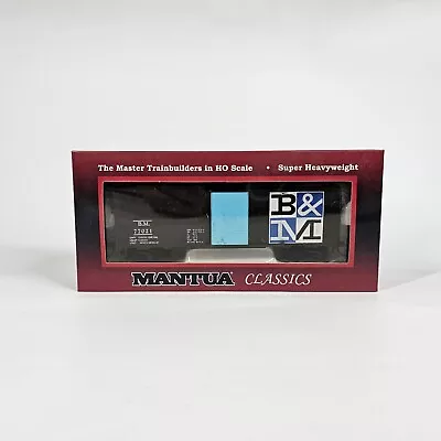 Mantua Classics 734530 Boston & Maine B&M 41’ Steel Box Car Brand New Low Ship - Image 1 of 4