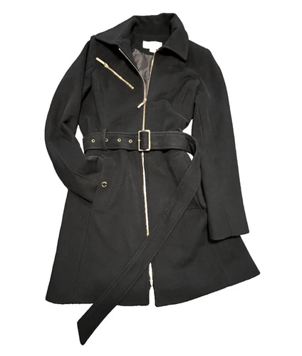 Cappotto donna Michael Kors nero pea taglia 4