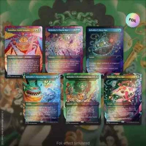SECRET LAIR X DUNGEONS & DRAGONS: DEATH IN EYES OF BEHOLDER I - MTG-RAINBOW FOIL - Picture 1 of 3