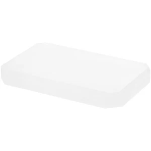 Plymor Frosted Acrylic Beveled Rectangular Display Base, 6" W x 4" D x 0.75" H - Picture 1 of 1