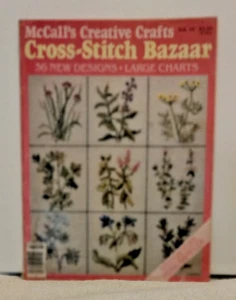 McCall's Creative Crafts - Cross-Stitch Bazaar - Vol. 10 - June 1984 - Pre-Owned - Picture 1 of 3