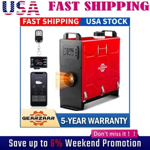 Diesel Air Heater 8KW bluetooth APP LCD Thermostat For Car Boat Motorhome Truck - Picture 1 of 13