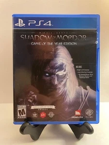 Shadow of Morder GoY Edition (Sony Playstation 4 PS4) Tested Working - Picture 1 of 7