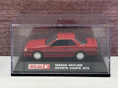 REAL-X 1/72 NISSAN SKYLINE SPORTS COUPE GTS Nissan Skyline Coupe R31 Rosso Rosso - Immagine 1 di 4