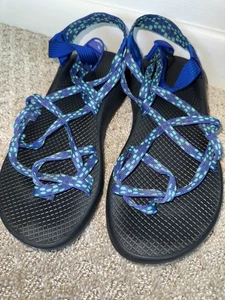 Sandalias Chaco Mujer ZX2 Yampa Fresh Ajustables Doble Correa Mujer 9 Azul Verde - Imagen 1 de 8