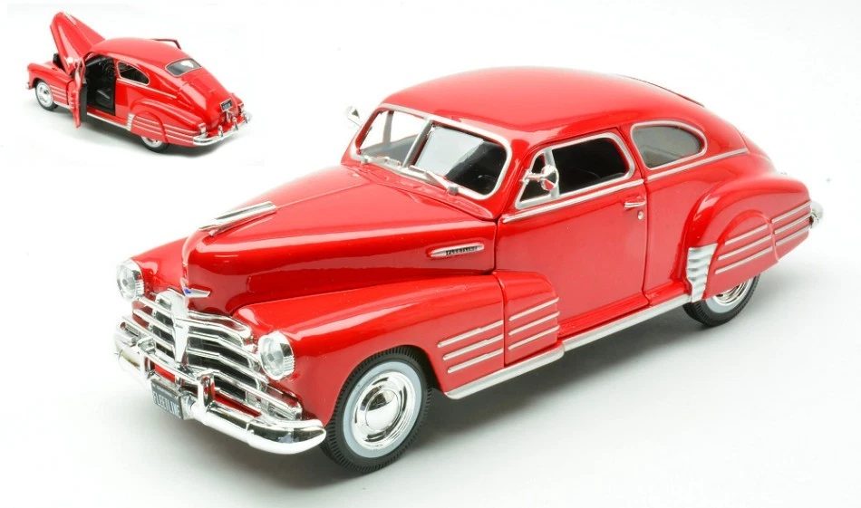 MAISTO MI32921R CHEVROLET FLEETLINE AEROSEDAN 1948 RED 1:25 Modellino - Immagine 1 di 1