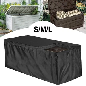 For Outdoor Furniture Rectangle Storage Box Cover Heavy Duty 210D Waterproof - Picture 1 of 18